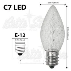 100-Light Warm White Faceted C7 LED Light Set -The Home Depot Shop brite star christmas string lights 39 552 00 4f 1000