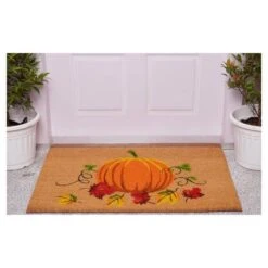 Nature's Bounty 17 In. X 29 In. Coir Door Mat -The Home Depot Shop calloway mills fall doormats 121981729 31 1000