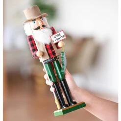 15 In. Wooden Christmas Fisher Man Nutcracker - Red And Green Fisherman Nutcracker With Fishing Rod And Fish In Hand 9 15 In. Wooden Christmas Fisher Man Nutcracker - Red And Green Fisherman Nutcracker With Fishing Rod And Fish In Hand -The Home Depot Shop christmas figurines or 221 1f 1000