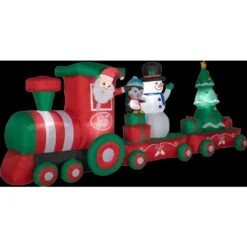 16 Ft. L Colossal Train Scene -The Home Depot Shop christmas inflatables 118557x 1f 1000
