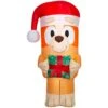 3.5' Tall Christmas Inflatable Airblown-Bingo W/Present-SM-Bluey