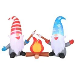 6' INFLATABLE CAMPFIRE GNOMES 10 6' INFLATABLE CAMPFIRE GNOMES -The Home Depot Shop christmas inflatables oc 42223 c3 1000
