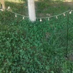 12 Pcs Pack For 37 In. Quick Light Post In Matte Black -The Home Depot Shop christmas light accessories jlb qlp qlp05 4f 1000