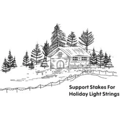 12 Pcs Pack For 37 In. Quick Light Post In Matte Black -The Home Depot Shop christmas light accessories jlb qlp qlp05 76 1000