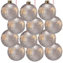 Holiday 3 In. Silver Christmas Ball Ornaments, Glass Decorative Hanging Ball Christmas Tree Ornaments (12-Pack) 9 Holiday 3 In. Silver Christmas Ball Ornaments, Glass Decorative Hanging Ball Christmas Tree Ornaments (12-Pack) -The Home Depot Shop christmas ornament sets w2078p247899yf 31 1000
