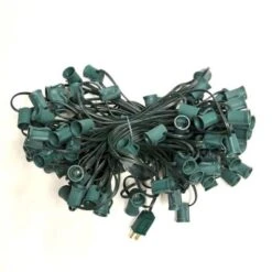 100 Ft. C9 Light Set Cord With Green Wire