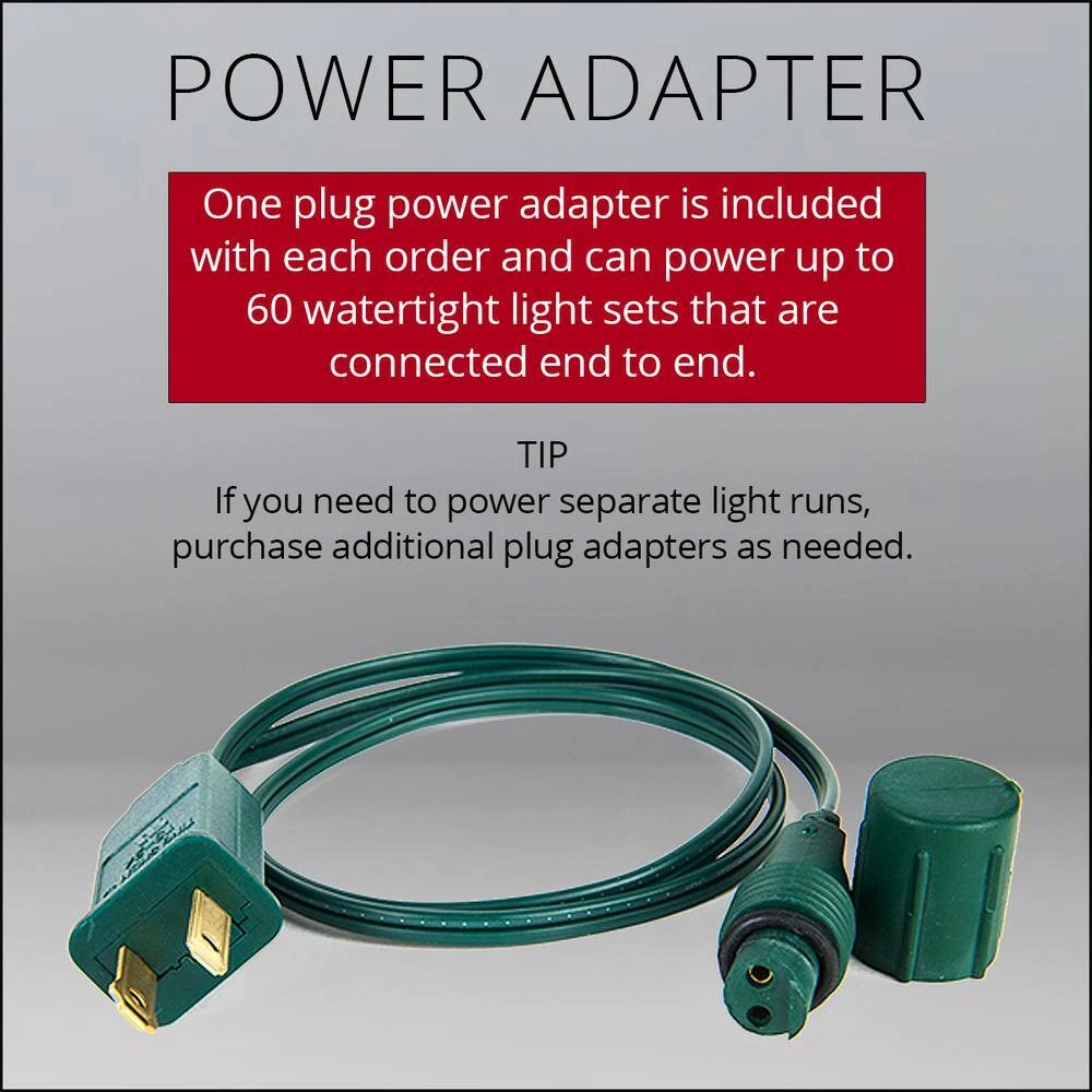 24 Ft. 25-Light LED Cool White Commercial C7 String Lights With Watertight Coaxial Connectors 4 24 Ft. 25-Light LED Cool White Commercial C7 String Lights With Watertight Coaxial Connectors - Image 4
