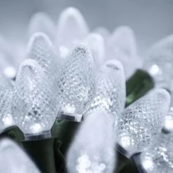 24 Ft. 25-Light LED Cool White Commercial C7 String Lights With Watertight Coaxial Connectors 13 24 Ft. 25-Light LED Cool White Commercial C7 String Lights With Watertight Coaxial Connectors -The Home Depot Shop christmas string lights 18619 76 1000