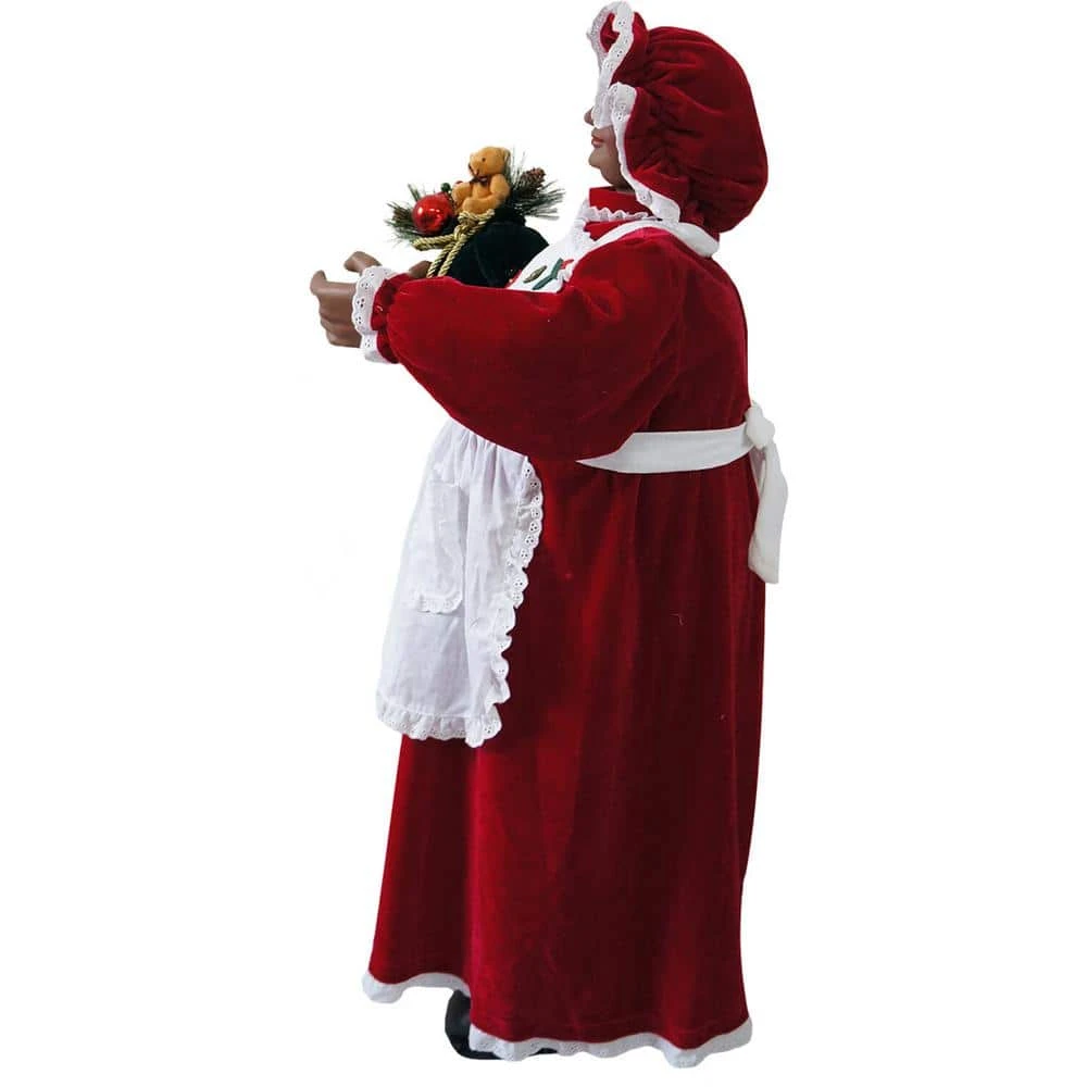 36 In. Christmas Music And Motion Mrs. Claus With Apron 9 36 In. Christmas Music And Motion Mrs. Claus With Apron - Image 9