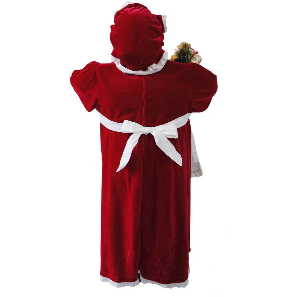 36 In. Christmas Music And Motion Mrs. Claus With Apron 8 36 In. Christmas Music And Motion Mrs. Claus With Apron - Image 8
