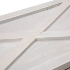 26 In. L Washed White Wooden Tree Collar(KD) -The Home Depot Shop christmas tree collars 2004600007 1f 1000