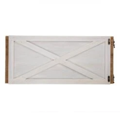 26 In. L Washed White Wooden Tree Collar(KD) -The Home Depot Shop christmas tree collars 2004600007 44 1000