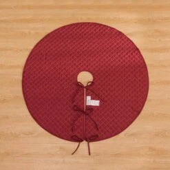 48 In. Vintage Truck Polyester Microfiber Quilted Tree Skirt 18 48 In. Vintage Truck Polyester Microfiber Quilted Tree Skirt -The Home Depot Shop christmas tree skirts cl201mu21 4f 1000