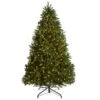 PVC Pre-Lit Artificial With Warm Lights And Stand For Artificial Christmas Tree Up To 7.5 Ft. Tall