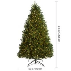 PVC Pre-Lit Artificial With Warm Lights And Stand For Artificial Christmas Tree Up To 7.5 Ft. Tall -The Home Depot Shop christmas tree stands ct 004 2 25m 2 76 1000