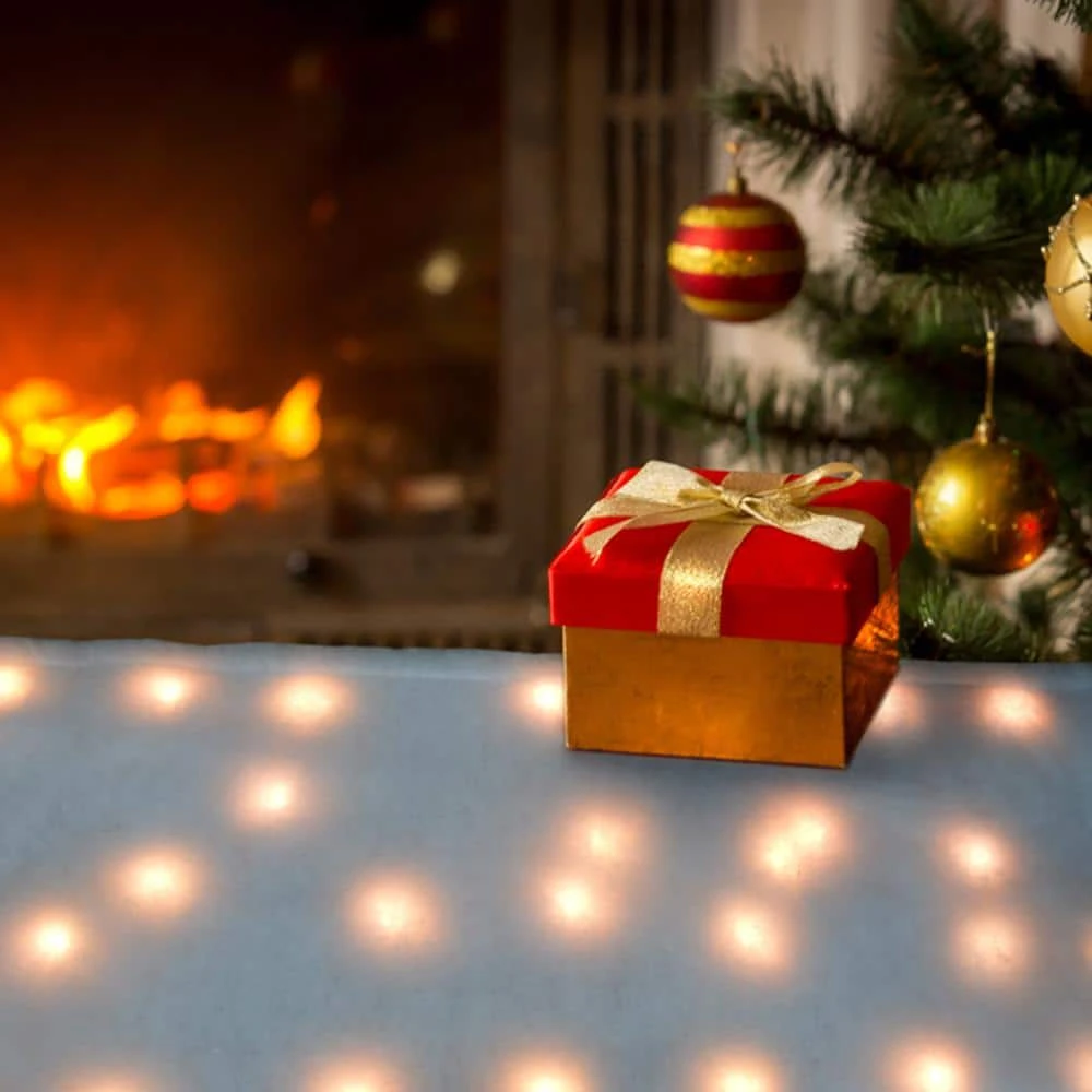 48 In. X 15 In. Snow Cover Indoor Christmas Decor With 8 Function Controller 2 48 In. X 15 In. Snow Cover Indoor Christmas Decor With 8 Function Controller - Image 2