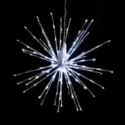 16 In. Pure White LED Christmas Spritzer