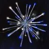 16 In. Pure White/Blue LED Christmas Spritzer