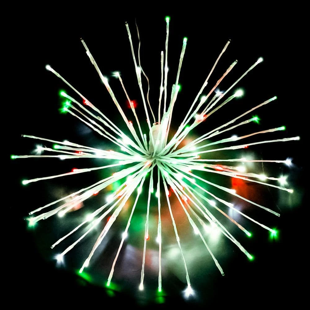 24 In. Pure White/Red/Green LED Christmas Spritzer 1 24 In. Pure White/Red/Green LED Christmas Spritzer