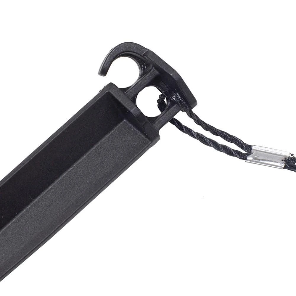 8 In. Black Inflatable Stake With 8 Ft. Rope, 25-Pack 2 8 In. Black Inflatable Stake With 8 Ft. Rope, 25-Pack - Image 2