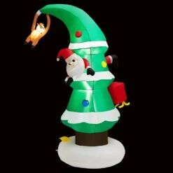 8 Ft. X 4.8 Ft. Inflatable Christmas Tree With Santa Claus, Blowup Holiday Decoration 11 8 Ft. X 4.8 Ft. Inflatable Christmas Tree With Santa Claus, Blowup Holiday Decoration -The Home Depot Shop costway christmas inflatables ms2j 4 a097u1 66 1000