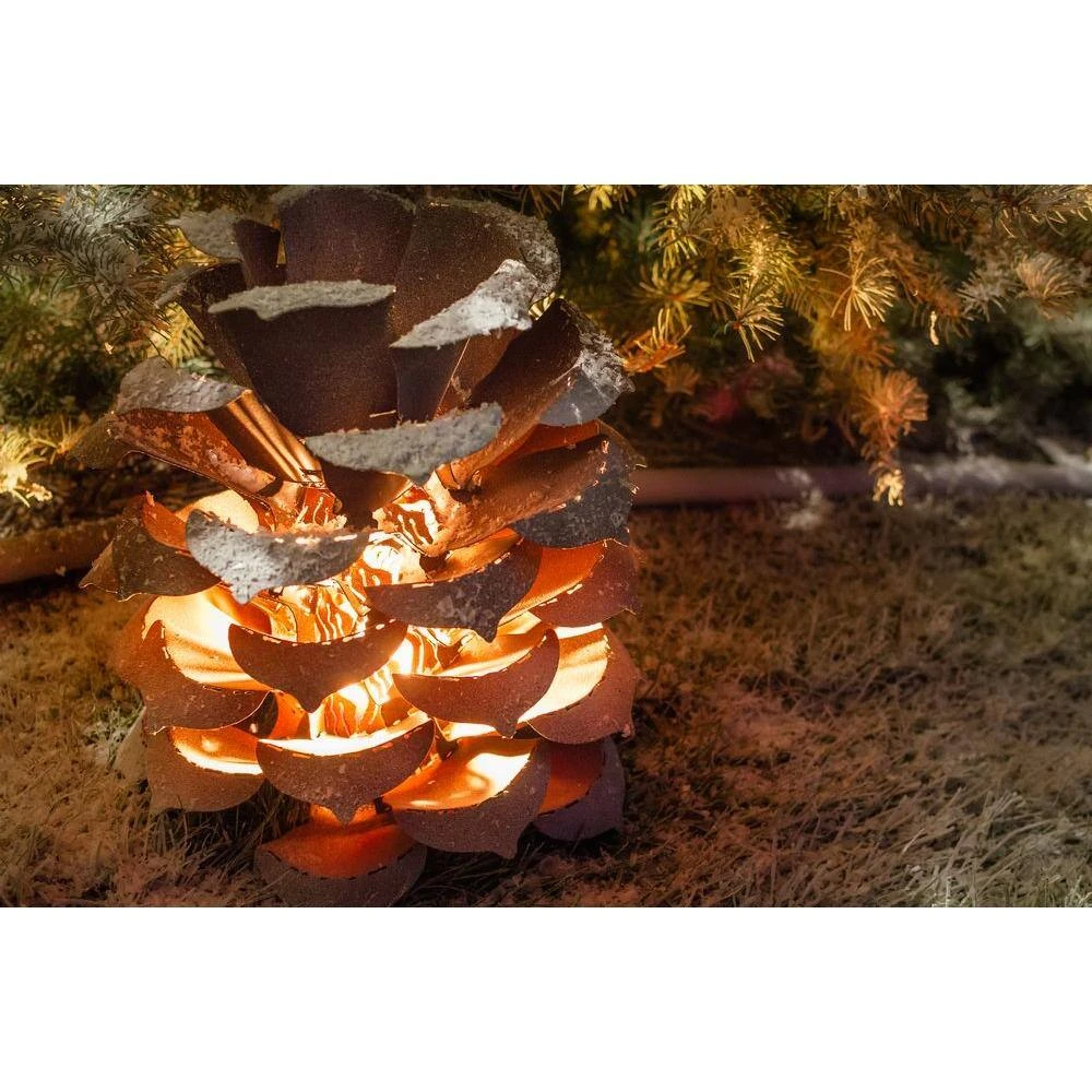 15 In. Pine Cone Luminary 5 15 In. Pine Cone Luminary - Image 5