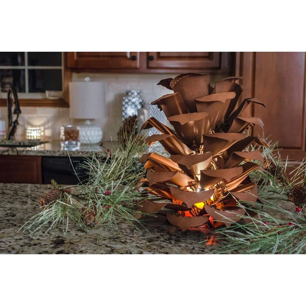 15 In. Pine Cone Luminary 4 15 In. Pine Cone Luminary - Image 4