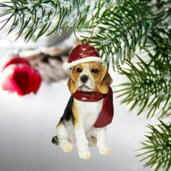 3.5 In. Beagle Holiday Dog Ornament Sculpture 15 3.5 In. Beagle Holiday Dog Ornament Sculpture -The Home Depot Shop design toscano single christmas ornaments jh576327 31 1000
