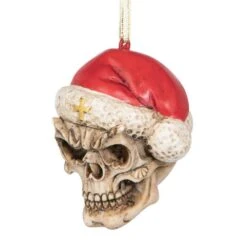 Skelly Claus II Skeleton 2.5 In. Multi Shatterproof Other Shape Holiday Ornament 12 Skelly Claus II Skeleton 2.5 In. Multi Shatterproof Other Shape Holiday Ornament -The Home Depot Shop design toscano single christmas ornaments qs23709 44 1000