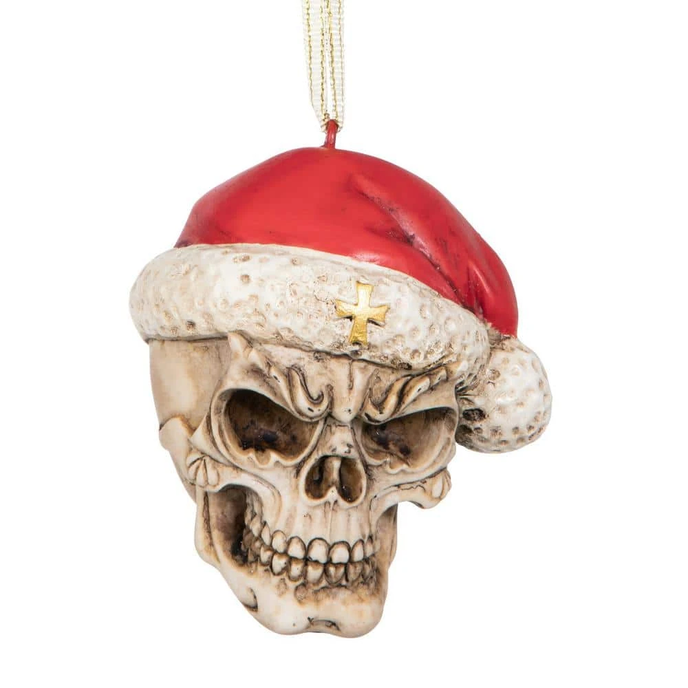 Skelly Claus II Skeleton 2.5 In. Multi Shatterproof Other Shape Holiday Ornament 1 Skelly Claus II Skeleton 2.5 In. Multi Shatterproof Other Shape Holiday Ornament