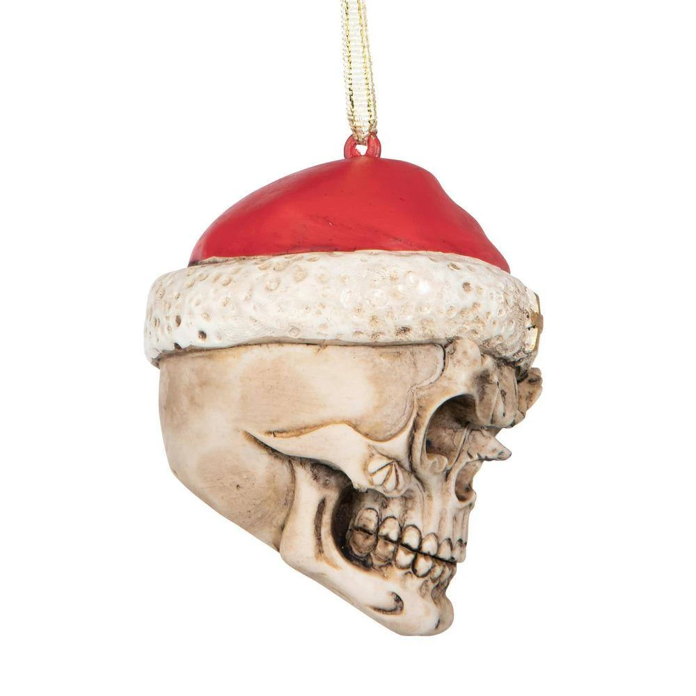 Skelly Claus II Skeleton 2.5 In. Multi Shatterproof Other Shape Holiday Ornament 2 Skelly Claus II Skeleton 2.5 In. Multi Shatterproof Other Shape Holiday Ornament - Image 2