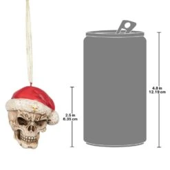 Skelly Claus II Skeleton 2.5 In. Multi Shatterproof Other Shape Holiday Ornament 13 Skelly Claus II Skeleton 2.5 In. Multi Shatterproof Other Shape Holiday Ornament -The Home Depot Shop design toscano single christmas ornaments qs23709 fa 1000