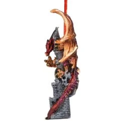 4.5 In. Zanzibar, The Gothic Dragon Holiday Ornament -The Home Depot Shop design toscano single christmas ornaments qs291250 4f 1000