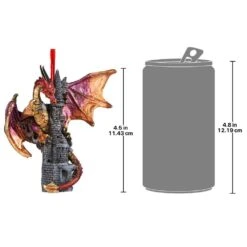 4.5 In. Zanzibar, The Gothic Dragon Holiday Ornament -The Home Depot Shop design toscano single christmas ornaments qs291250 fa 1000