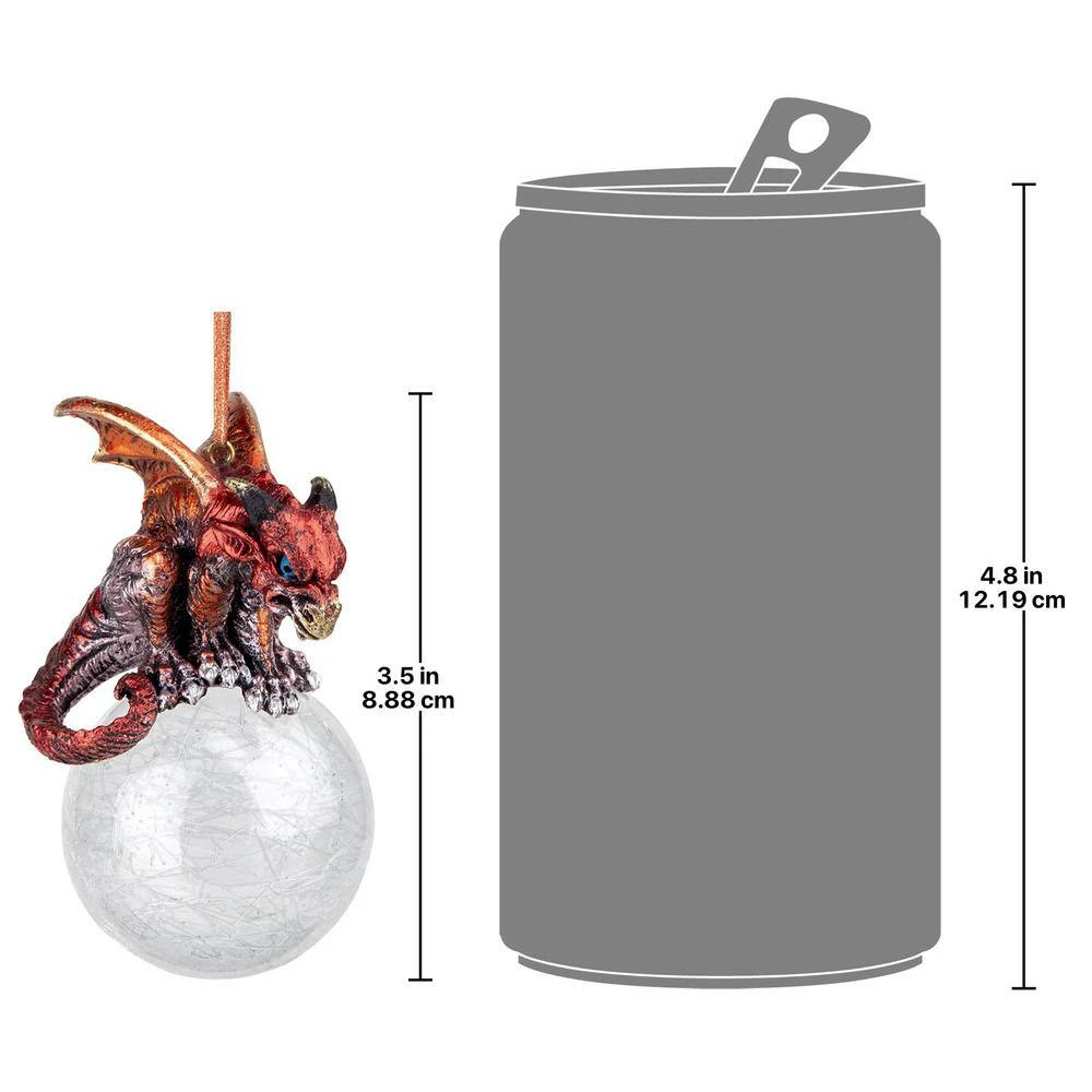 3.5 In. The Pensive Percher Dragon 2018 Collectible Holiday Ornament 6 3.5 In. The Pensive Percher Dragon 2018 Collectible Holiday Ornament - Image 6