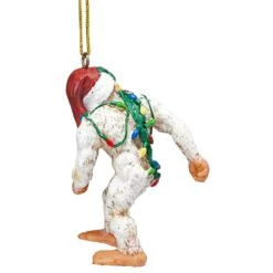 3 In. Bigfoot The Abominable Snowman Yeti Holiday Ornament 10 3 In. Bigfoot The Abominable Snowman Yeti Holiday Ornament -The Home Depot Shop design toscano single christmas ornaments qs583084 1f 1000