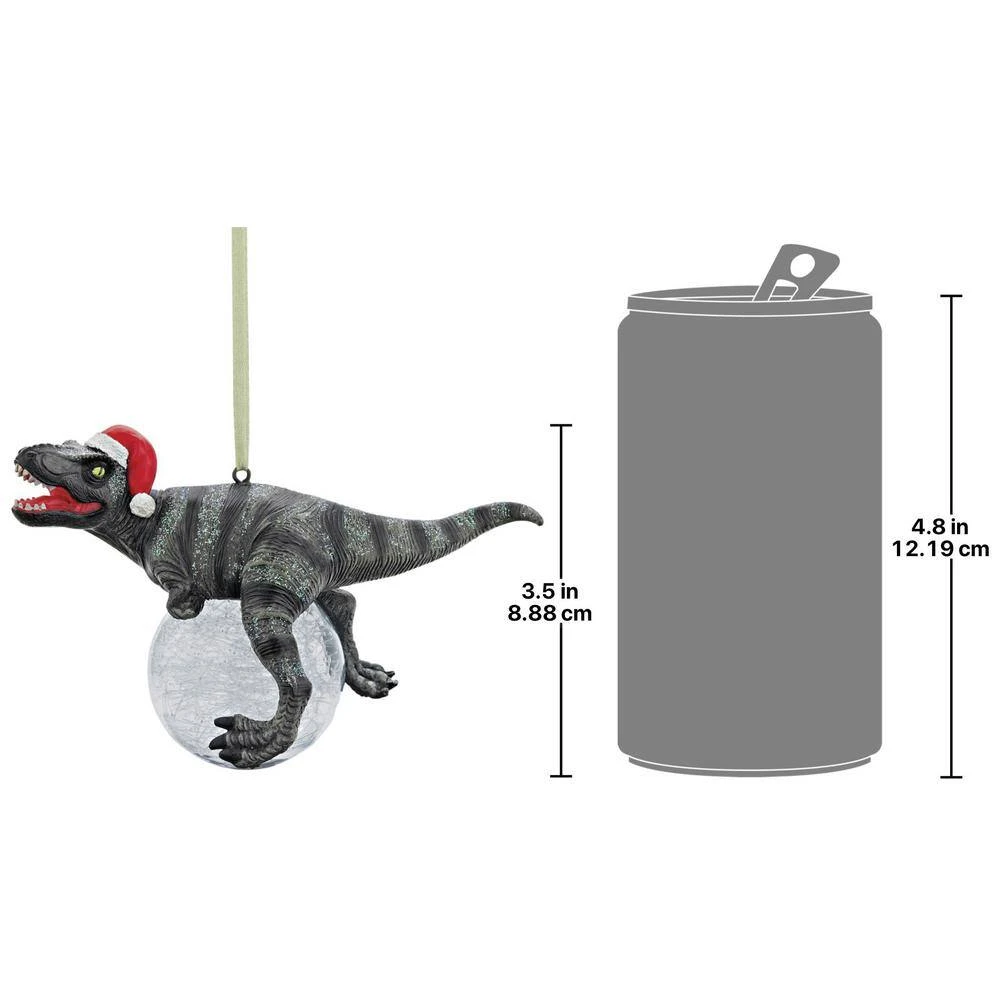 3.5 In. Blitzer, The T-Rex Holiday Ornament 6 3.5 In. Blitzer, The T-Rex Holiday Ornament - Image 6