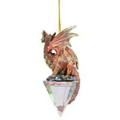 3.5 In. Diamond Dragon Gothic Holiday Ornament -The Home Depot Shop design toscano single christmas ornaments qs94881 1f 1000