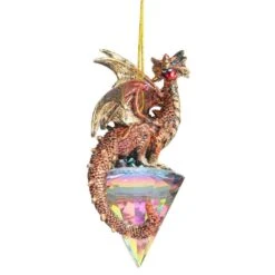 3.5 In. Diamond Dragon Gothic Holiday Ornament -The Home Depot Shop design toscano single christmas ornaments qs94881 44 1000