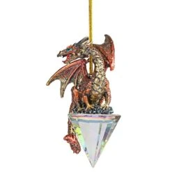 3.5 In. Diamond Dragon Gothic Holiday Ornament -The Home Depot Shop design toscano single christmas ornaments qs94881 4f 1000