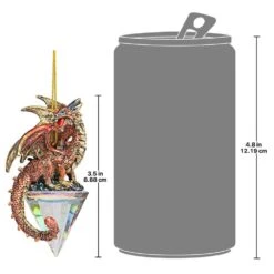 3.5 In. Diamond Dragon Gothic Holiday Ornament -The Home Depot Shop design toscano single christmas ornaments qs94881 fa 1000