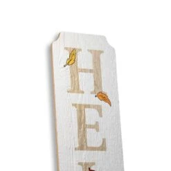 Disney 46 In. Weather-Resistant Mickey Mouse Hello Fall Vertical Wood Porch Decor -The Home Depot Shop disney outdoor fall decorations 90219074 c3 1000