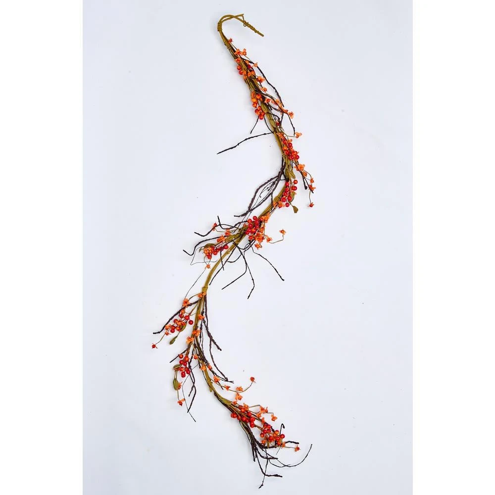 5 Ft. Bittersweet And Berries Garland 1 5 Ft. Bittersweet And Berries Garland