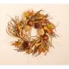 24 In. Artificial Gourd Leaf And Grass Wreath