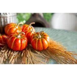 3 In. Fall Harvest Orange Plastic Foam Pumpkin Filler In PVC Box (8-Pieces Per Box) 5 3 In. Fall Harvest Orange Plastic Foam Pumpkin Filler In PVC Box (8-Pieces Per Box) -The Home Depot Shop flora bunda indoor fall decorations fa1761 or 4f 1000