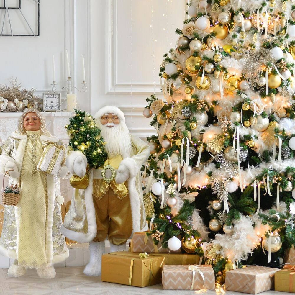 3 Ft. Music And Motion Santa With Prelit Christmas Tree, Standing Decor, Christmas Animatronic 8 3 Ft. Music And Motion Santa With Prelit Christmas Tree, Standing Decor, Christmas Animatronic - Image 8