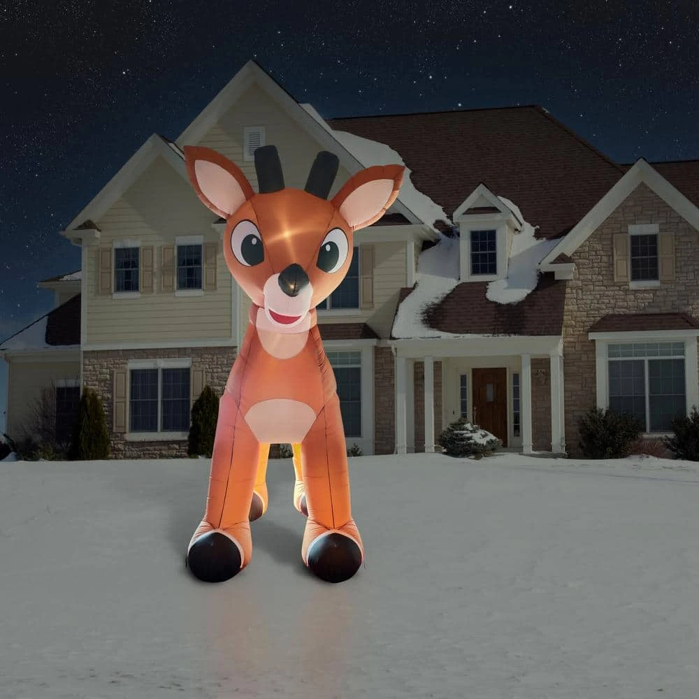 15 Ft. Pre-Lit Reindeer With Moving Head 6 15 Ft. Pre-Lit Reindeer With Moving Head - Image 6