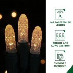 4 Ft. 148-Light Gold And White Bethlehem Star Novelty Light -The Home Depot Shop fraser hill farm christmas novelty lights ffchled051 str0 wt 40 1000