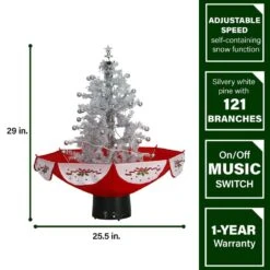 29 In. White Christmas Tree With Star Topper And Umbrella Base 12 29 In. White Christmas Tree With Star Topper And Umbrella Base -The Home Depot Shop fraser hill farm christmas tree toppers fstr029a wht 40 1000