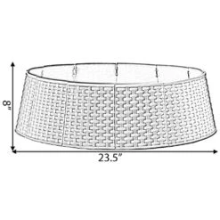 Red Plastic Large Rattan Christmas Tree Skirt 15 Red Plastic Large Rattan Christmas Tree Skirt -The Home Depot Shop gardenised christmas tree skirts qi003957 rd 44 1000